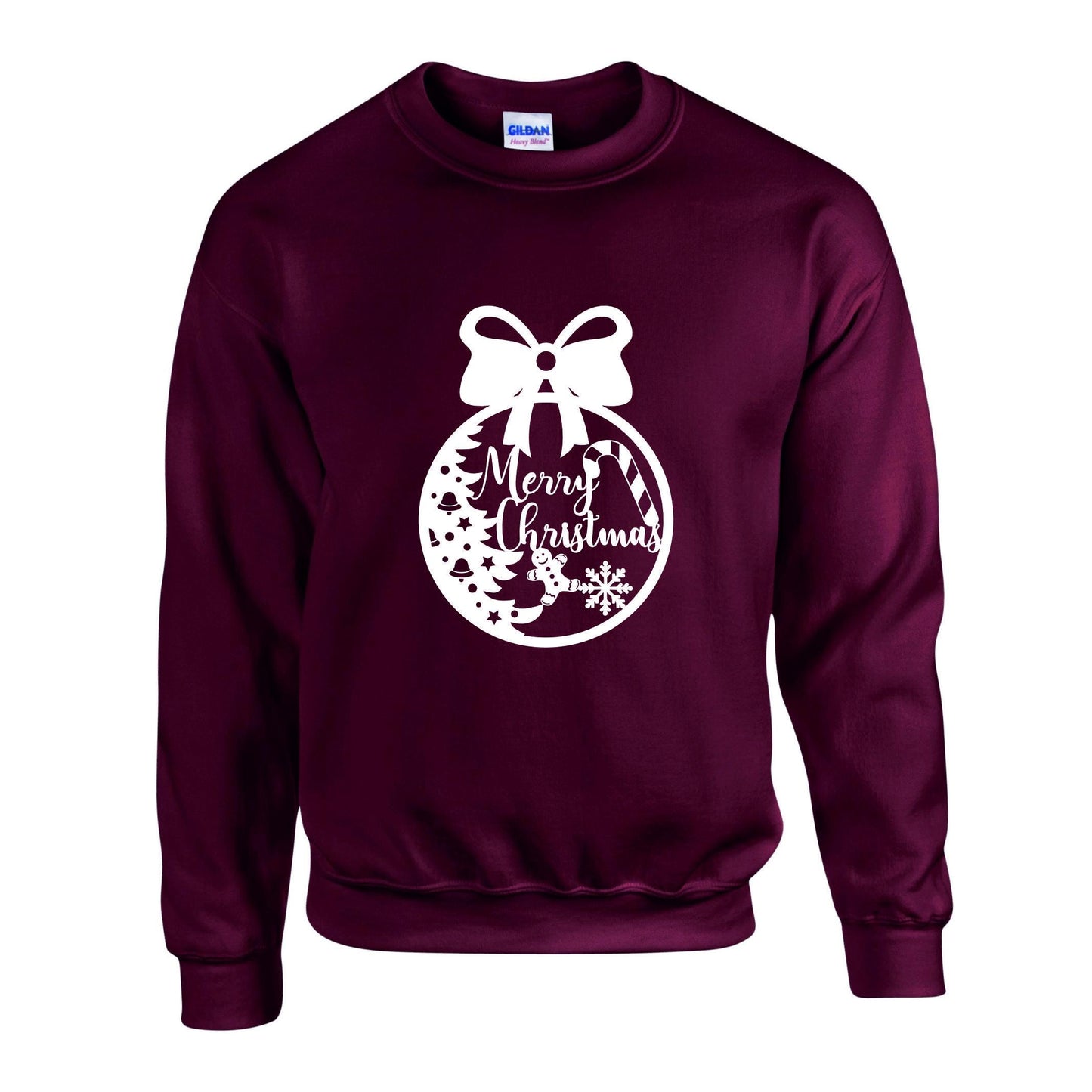 Merry Christmas Bow Unisex Sweatshirt