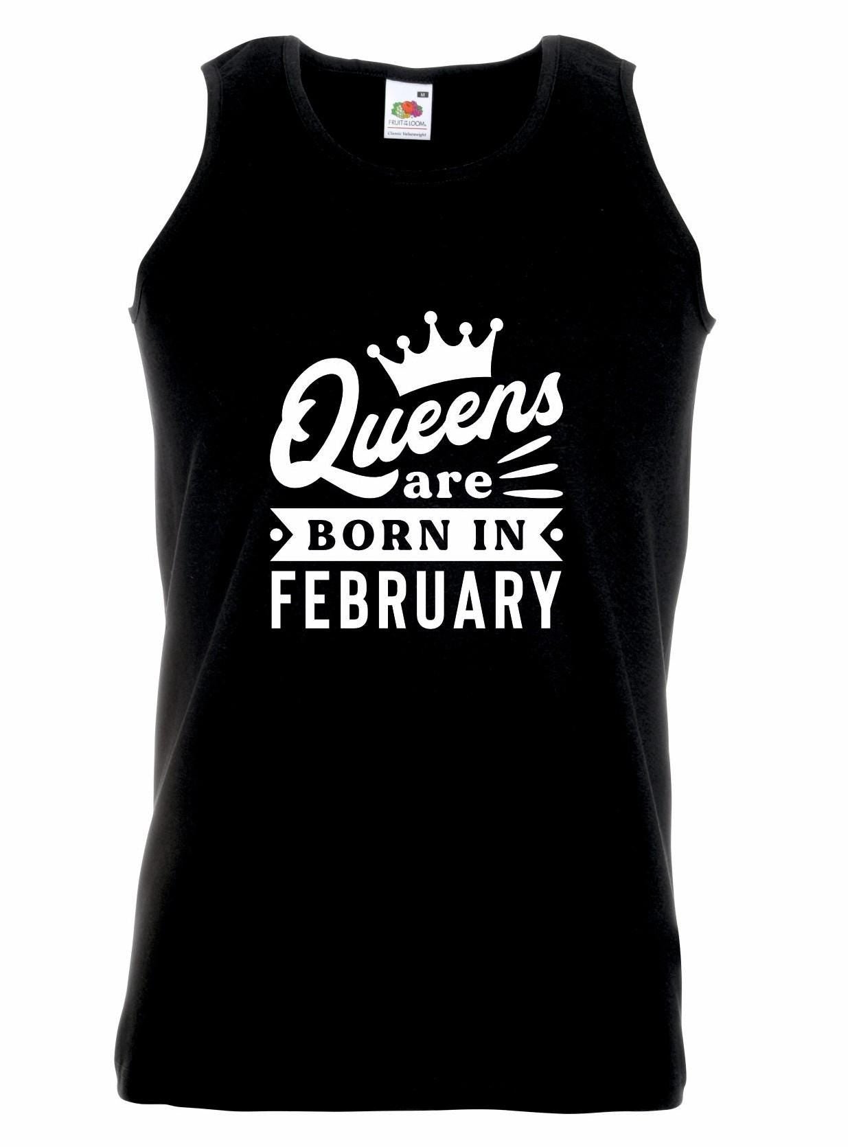 Queens Are Born In February Vest