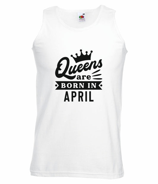 Queens Are Born In April Vest