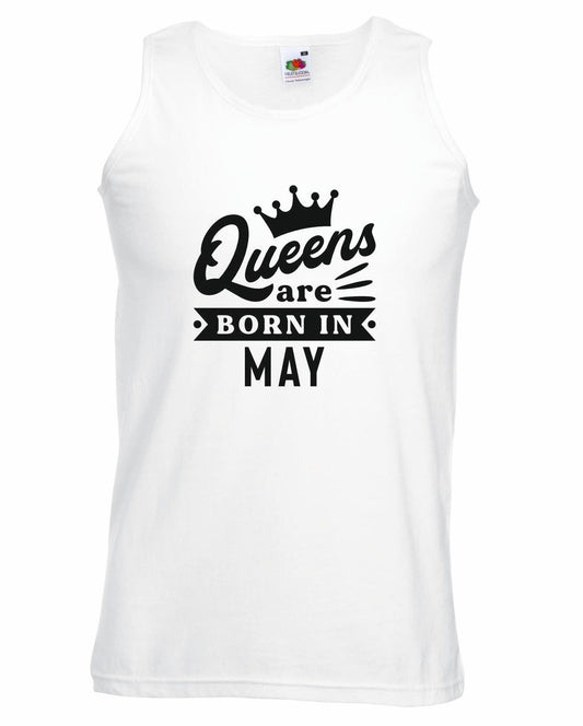 Queens Are Born In May Vest