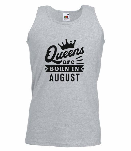 Queens Are Born In August Vest