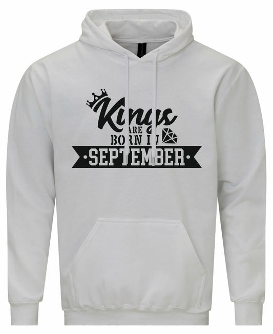 Kings are Born In September Hoodie